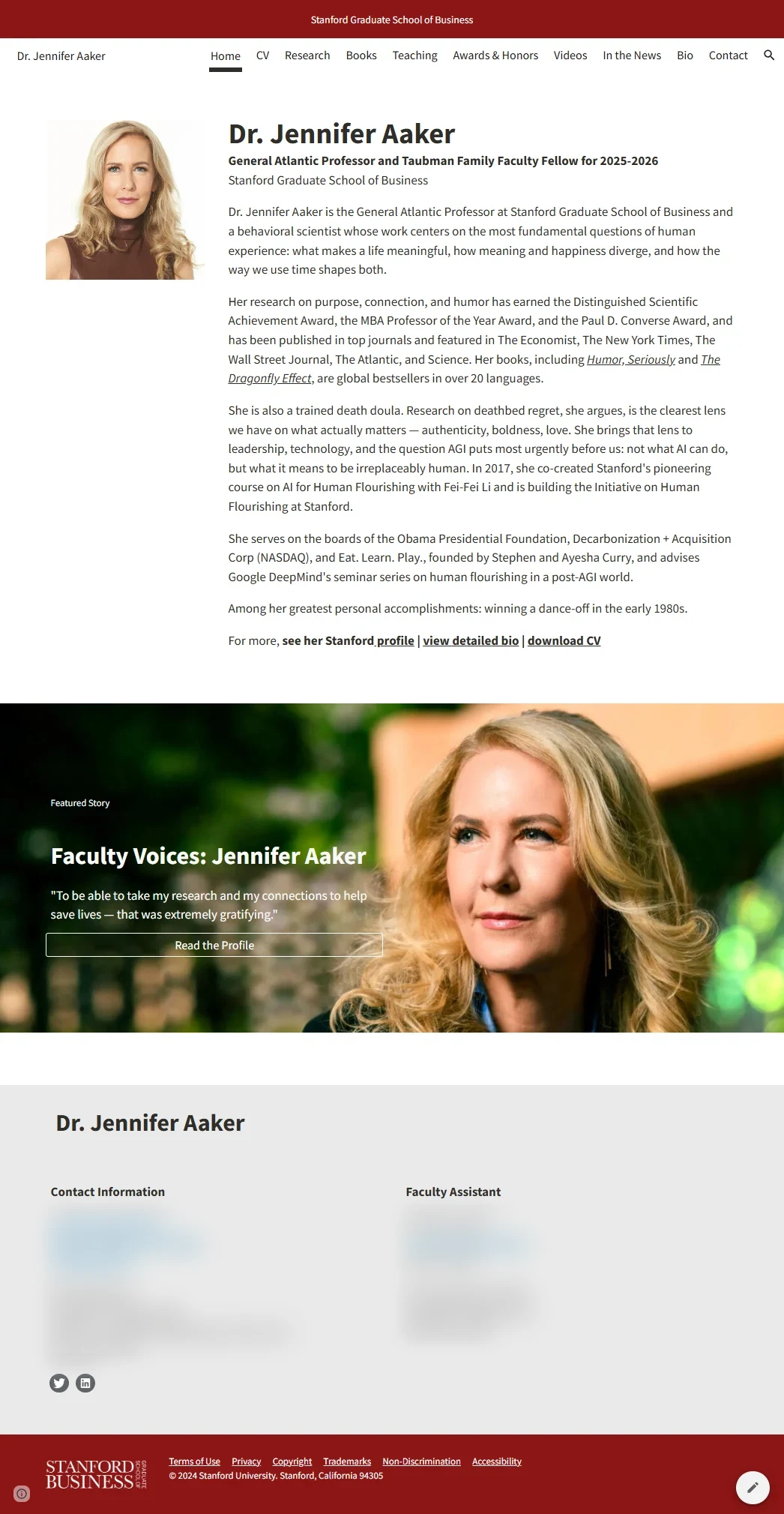 After: the same content in the new Stanford-branded template